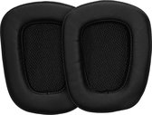kwmobile 2x oorkussens geschikt voor Logitech G933 / G933S / G633 - Earpads voor koptelefoon in zwart