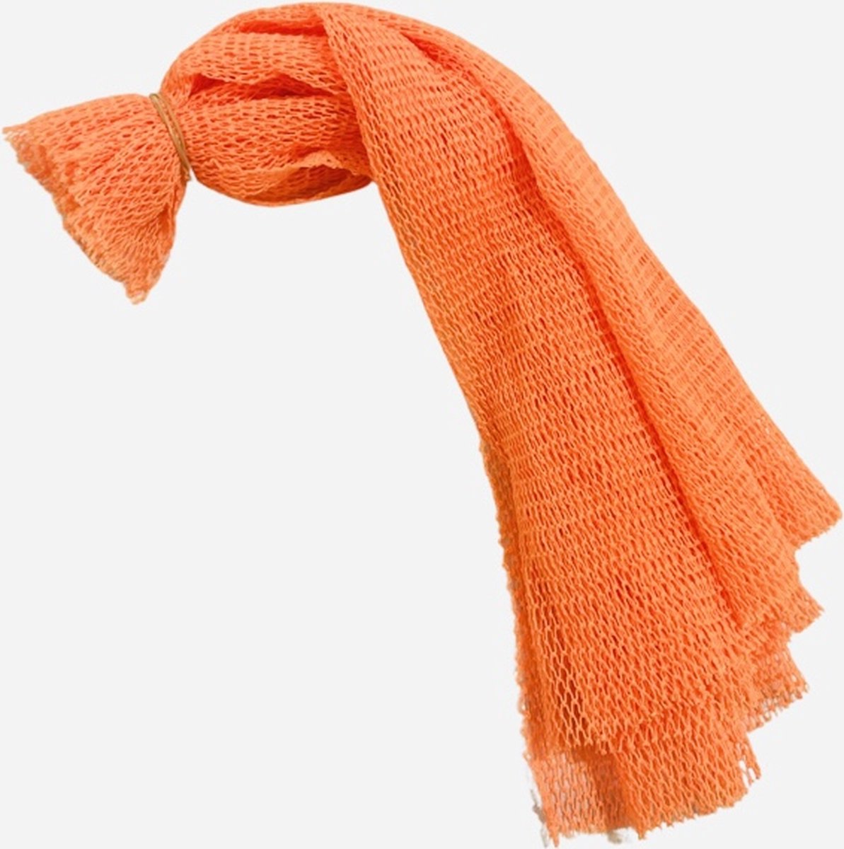 Afrikaanse netspons neon oranje/ African net sponge neon orange / Ghanaian net sponge Sapo / traditionele Ghanese scrub spons