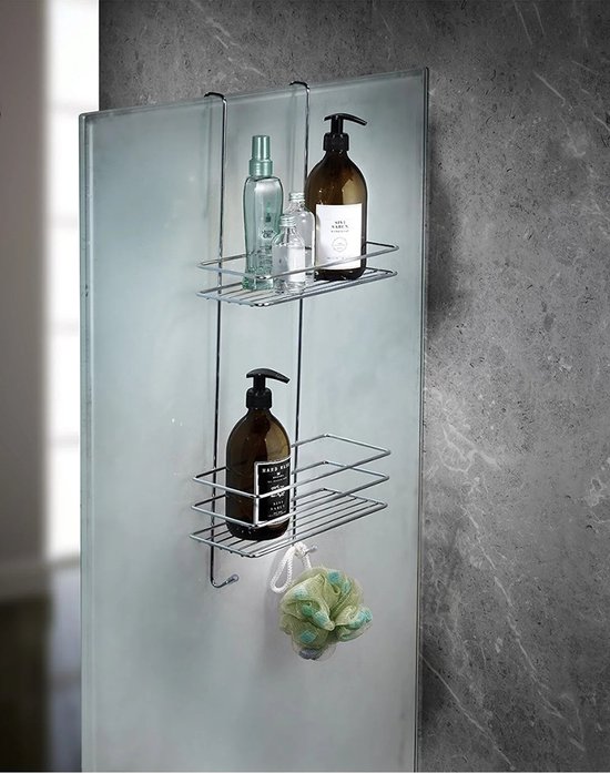 Antiek look brons shampoo rek / houder