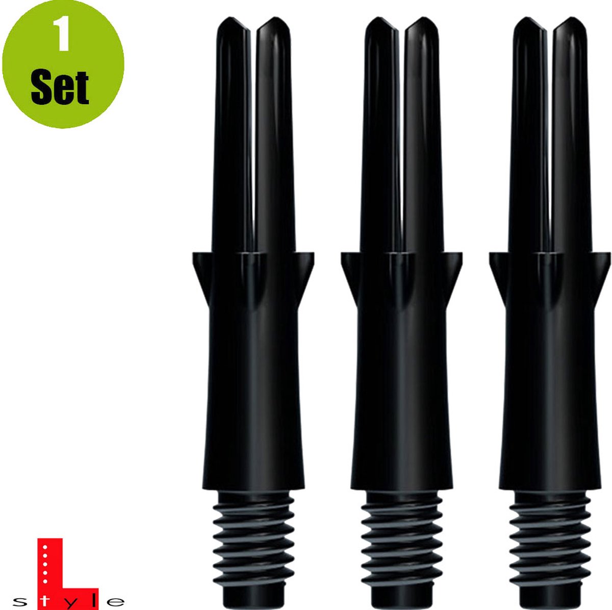 L-Style L-Shaft Locked Straight Black - Dart Shafts Extra Short 130