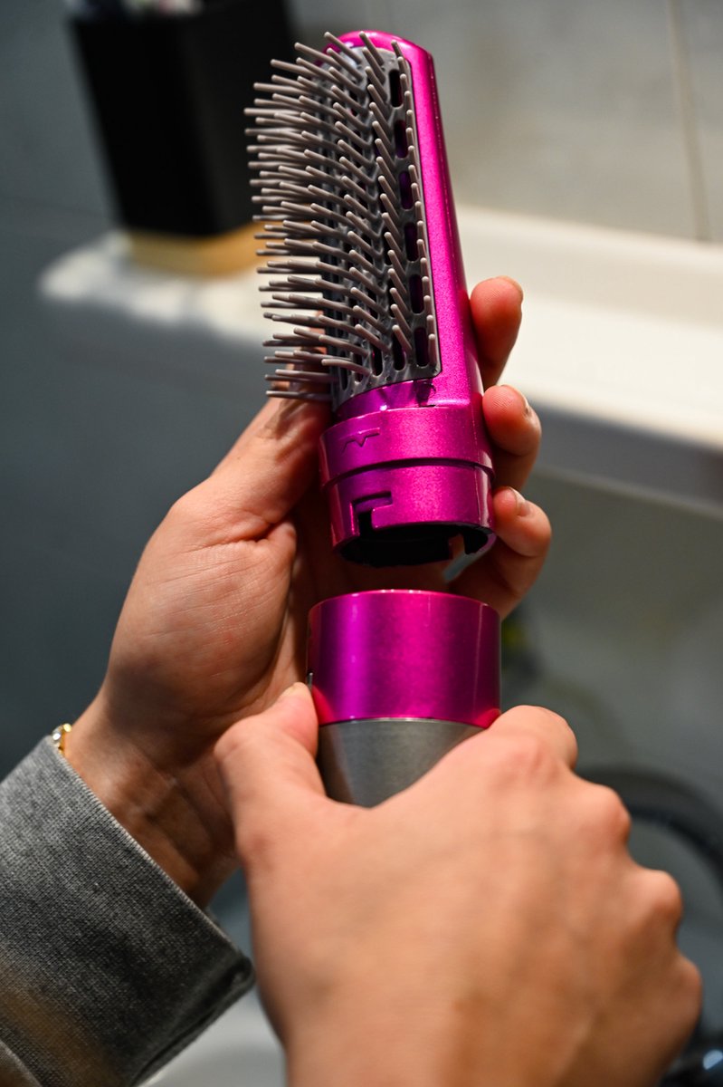 Zozo’s Airwrap - föhn borstel -5 in 1 Multi styler -5 opzet stukken - krultang – stijlborstel- hairwrap - Airstyler - multifunctioneel - Multi styler – haardroger – Airwrap krultang – optimaal volume. — afbeelding 4