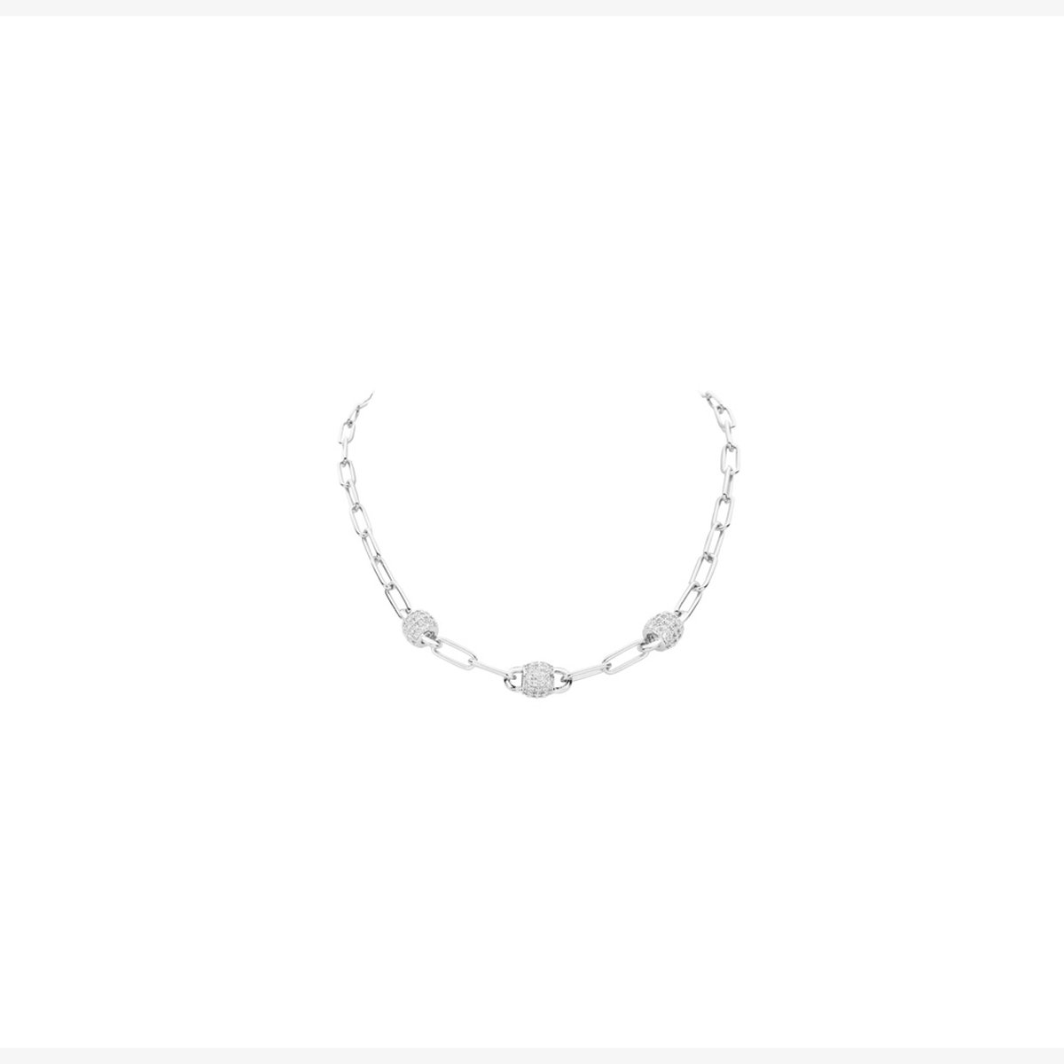 Les Cordes - Halsketting - Collier - ROBA - Zilver - Metaal - Sieraad Dames - Juwelen