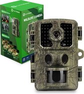 EarthVision Wildcamera Falcon - Nachtzicht - Professionele 4K Wildlife camera - Infrarood camera - Buitencamera - Incl. 32gb SD Kaart - Waterdicht