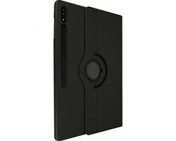 Avizar Hoesje Geschikt voor Samsung Galaxy Tab S8 Ultra 360° Draaibare Standfunctie, Zwart