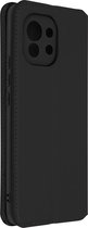 Hoes Geschikt voor Xiaomi Mi 11 klep portefeuille, video standaard zwart