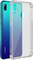 P Smart 2019/Honor 10 Lite Siliconengel Hoesje Versterkte Hoeken Transparant