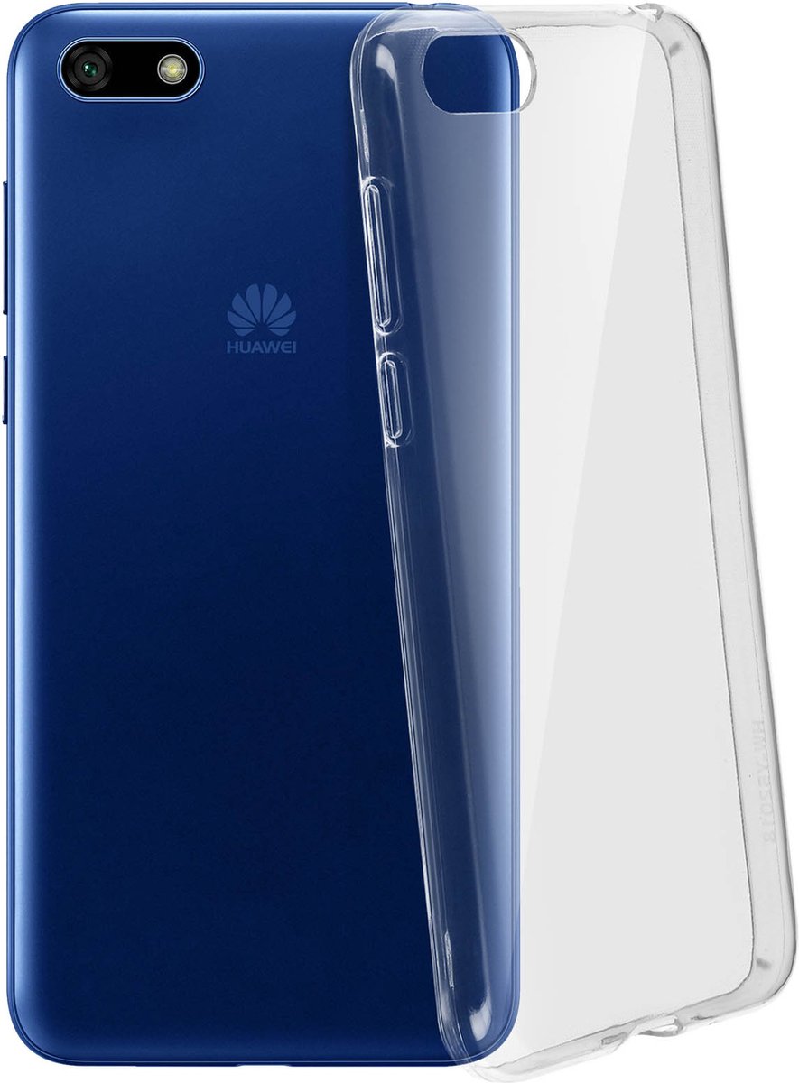 Avizar Hoes Geschikt voor Huawei Y5 2018 , Honor 7S Siliconengel - transparant, Transparant