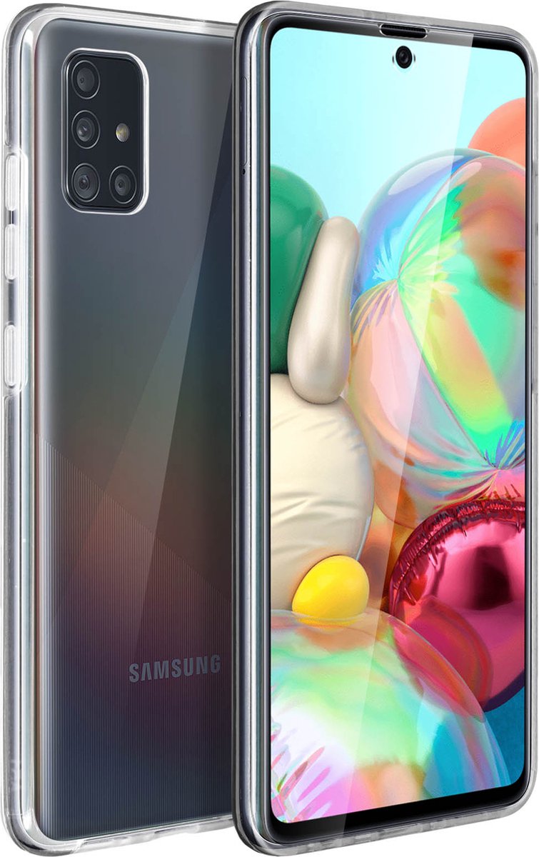 Integraal Hoesje Geschikt voor Samsung Galaxy A71 met harde achterkant