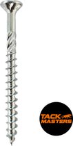 Tackmasters - Houtschroef 4,0 x 40 TX20 - 500 stuks - TORX 20 - Deeldraad schroeven - Verzonken kop - Professionele houtschroeven
