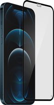 iPhone 12/12 Pro Gehard Glas 9H Antivlek Afgeschuind Force Glass Omtrek Zwart