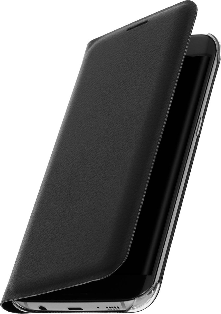 Avizar Foliohoes Geschikt voor Samsung Galaxy S7 Edge Folio Portemonnee - zwart, Zwart