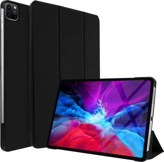 Cover iPad Pro 12.9 2021, 2020, 2018 Flip Videosteun+toetsenbord Tri