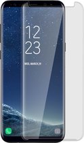 Geschikt voor Samsung Galaxy S8 Plus Gehard Glas afgeschuind Compatibel met hoes - Transparant