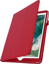 Geschikt voor Apple iPad Air/iPad 9.7/5 hoesje Interieur Soft Touch Stand Functie - Rood