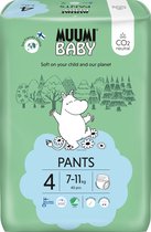 Pantalon à couches Eco Muumi Baby taille 4-7-11 kg - 40 pièces - écologique