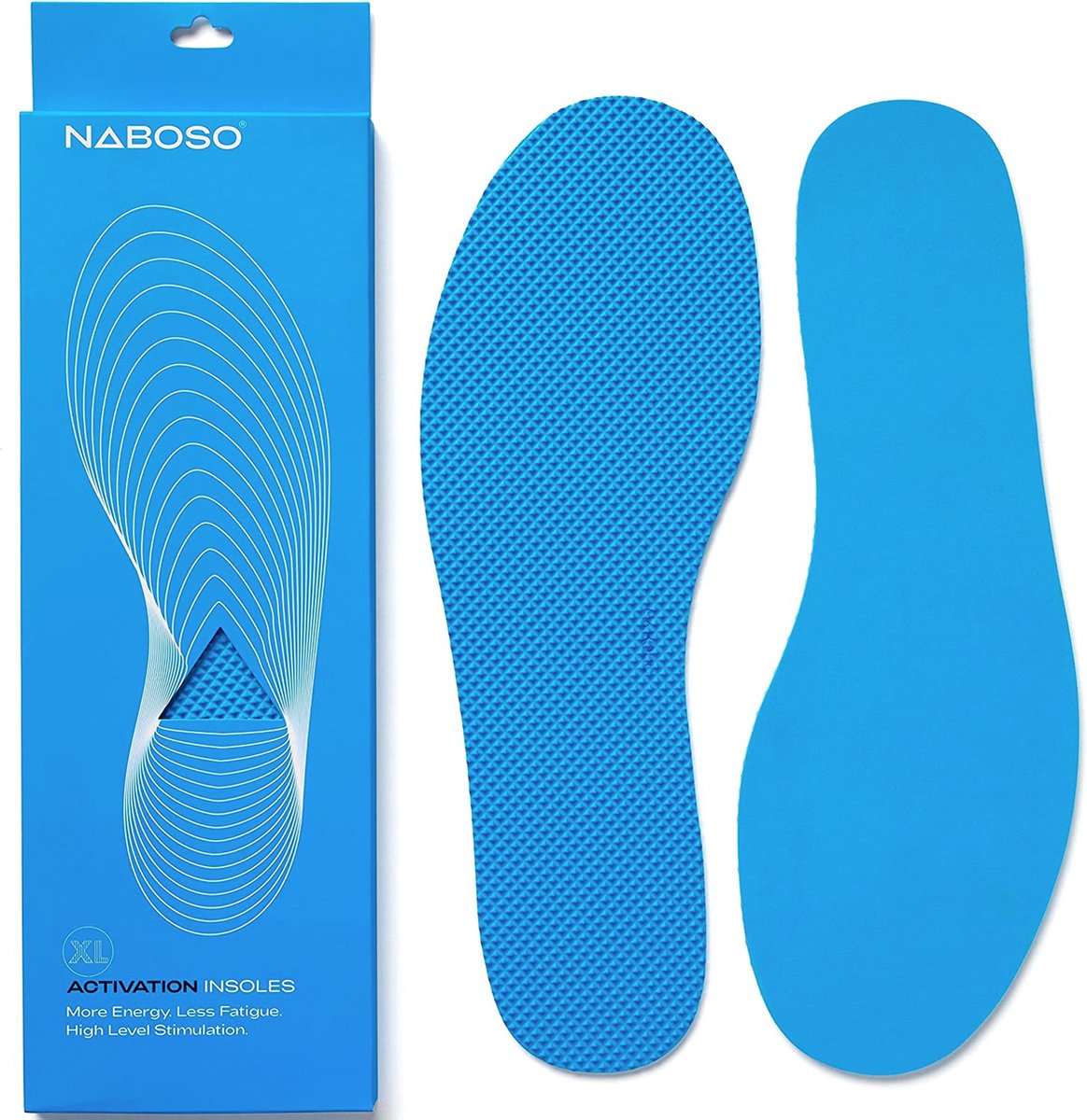 Naboso Activation Inlegzolen - Maat 45,5 tm 48,5 - Dunne Stimulerende Zooltjes met Textuur - ter Stimulatie van Houding, Evenwicht & Kracht van de Voeten