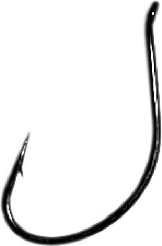 Spro Hook Worm 39 - Zwart - Haakmaat 2 - Zwart van Spro — afbeelding 2