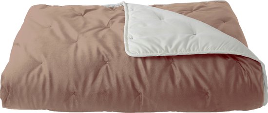 Sprei Bed Wasbaar Dekbed Plaid Deken - Zelesta® Velvetbed - Taupe - 180x240cm