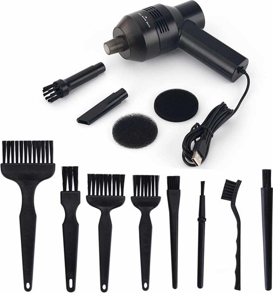 Perslucht Spray Stofblazer Elektrische Stofblazer Toetsenbord Reiniging Air Spray Voor Laptop Sofa C