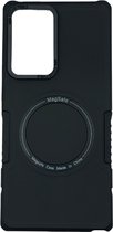 Geschikt voor Galaxy S22 Ultra - MagSafe - Hoesje - Zwart