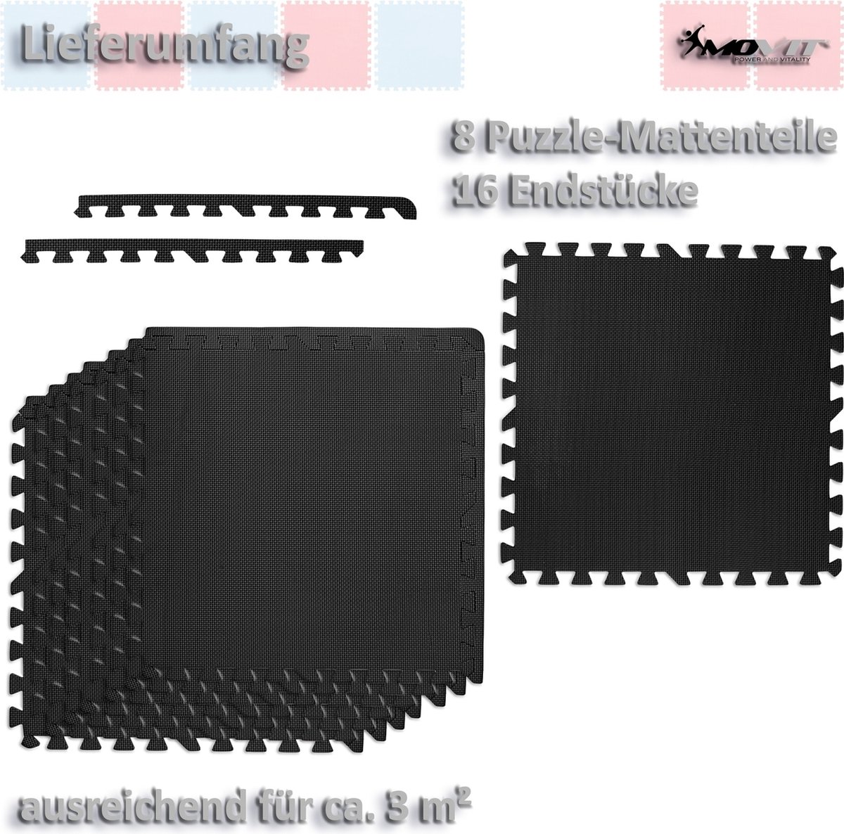 Fitnessmat voor onder elk fitnessapparaaat