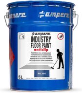 Traffic industry antislip floor paint markeerverf, blauw 5 liter