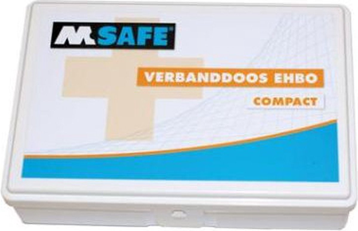 Goedkoopste M-Safe EHBO compact verbanddoos - 22 delig