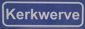 Panneau de nom de lieu aimant pour réfrigérateur Kerkwerve.