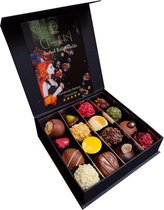 Klein - Luxe MIX 16 van ambachtelijke handgemaakte chocolade truffels, bonbons en pralines.