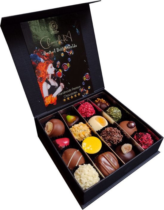 Klein - Luxe MIX 16 handgemaakte chocolade