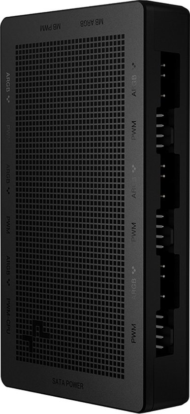 DeepCool SC790 2 in 1 PWM & ARGB Hub, up to 6x ARGB PWM Fans, Magnetic, SATA Power, 5V ARGB Motherboard Control - DeepCool