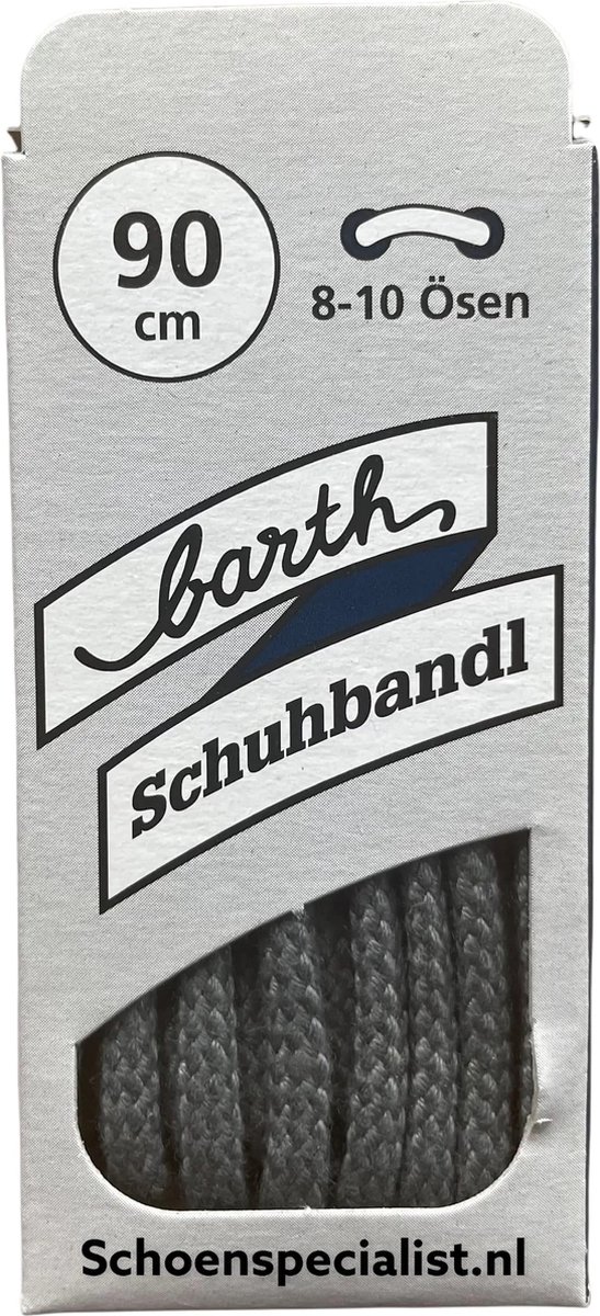 Veters dik rond 90 cm Grijs (Barth)