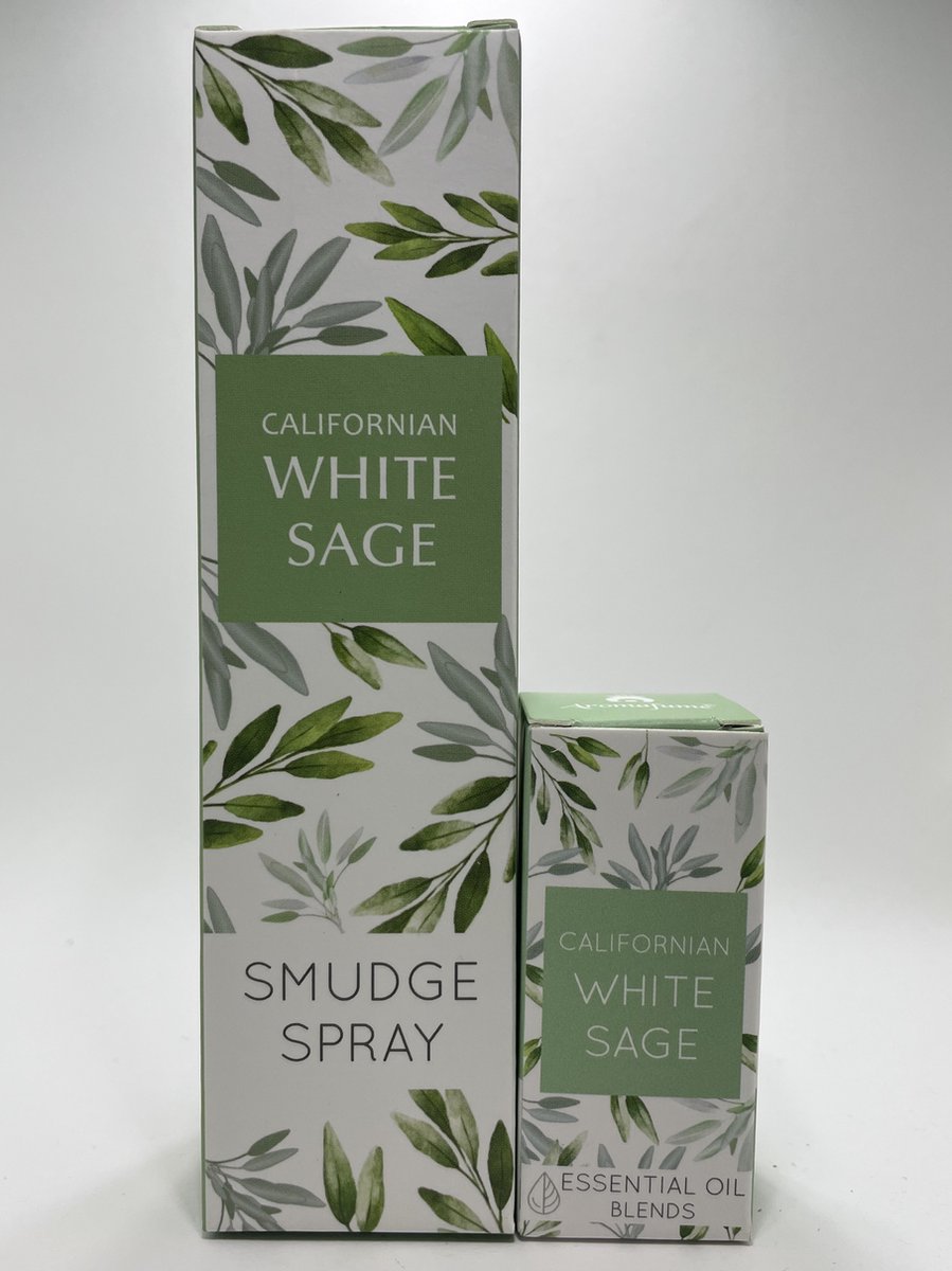 Aromafume Smudge spray en Olie White Sage