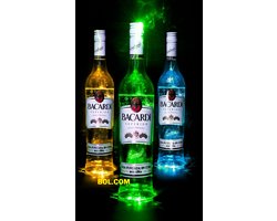 Bacardi Metalen Wandbord 20x30 cm, METALEN-WANDBORD - MUURPLAAT - VINTAGE - RETRO - HORECA- BORD-WANDDECORATIE -TEKSTBORD - DECORATIEBORD - RECLAMEPLAAT - WANDPLAAT - NOSTALGIE -CAFE- BAR -MANCAVE- KROEG- MAN CAVE
