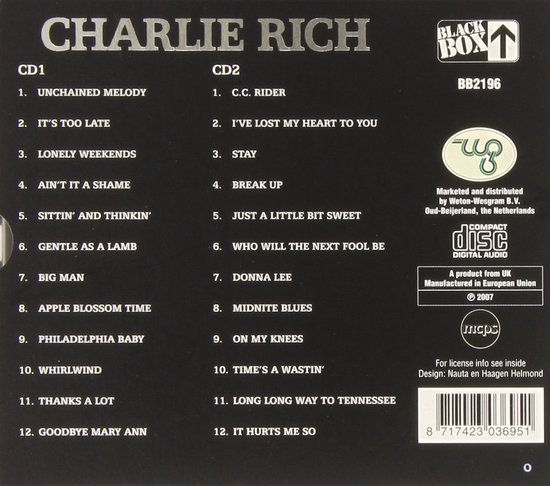 C.C. Rider, Charlie Rich | Muziek | bol