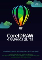 CorelDRAW Graphics Suite Agnostic - 1 Jaar - NL/EN/FR Versie - PC
