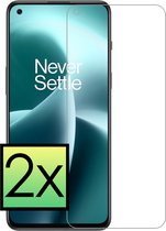 Screenprotector Geschikt voor OnePlus Nord 2T Screenprotector Tempered Glass Gehard Glas Beschermglas - 2x