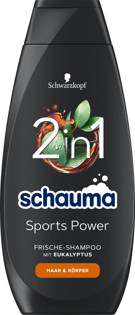 Schwarzkopf Schauma Shampoo Sport Kracht 2in1, 400 ml