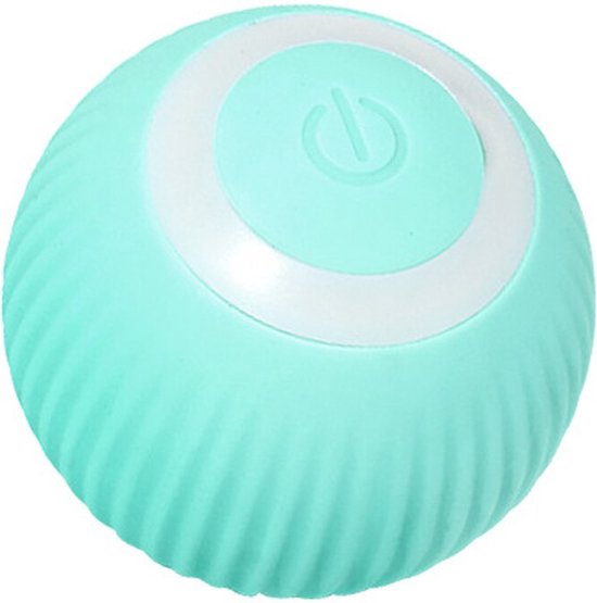 Otiume Slimme Katten Speeltje – Interactieve Zelf Rollende Bal Voor Katten – Kattenspeeltjes – Usb Oplaadbaar- Turquoise