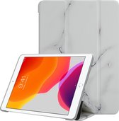 Cadorabo Tablet Hoesje geschikt voor Apple iPad PRO (10.5 inch) - Design Wit Marmer - Ultra dunne beschermhoes gemaakt van flexibel TPU silicone met standfunctie