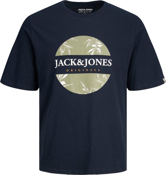 JCOLOGAN TEE CREW NECK - T-shirt con stampa - aqua gray