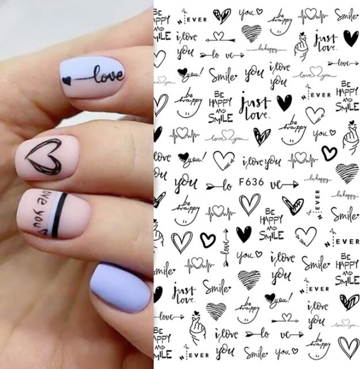 Goedkoopste SALE! Nagelstickers | Nail art stickers | Valentijn | Zomer | Vakantie | Nagels | Nagelstickers velletjes | Stickers nagelstudio | Nagelstickers | 1 vel