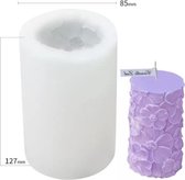 ZoeZo - Kaarsmal Cilinder - Bloemen - Kaars mallen - Siliconen mal - Zelf kaarsen maken - Gips & epoxy gieten - Zeep maken