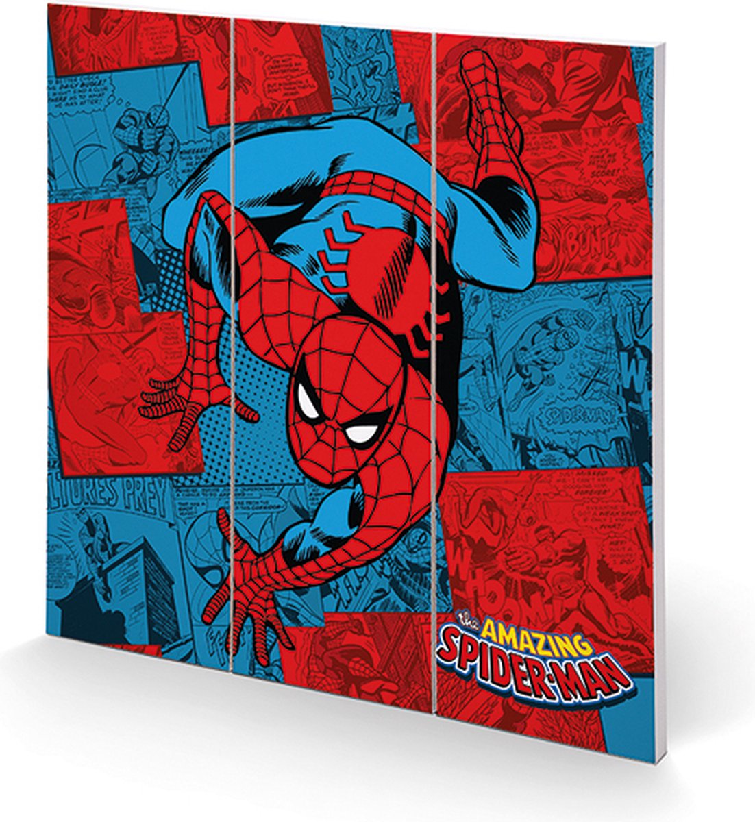Marvel Comics - Spider-Man Wood Print 30 X 30 cm