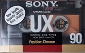 Sony UX 90 minuten chrome position cassettebandje