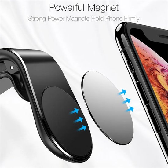 IVoler Magnetische Telefoonhouder Voor Auto - 2 Stuks, Sterke Magneet, 360° Draaibaar, Past Op Alle Smartphones Tot 6,5 Inch, Eenvoudig Te Monteren Op Ventilatierooster