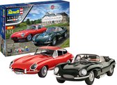 1:24 Revell 05667 Jaguar Cars 100th Anniversary - Gift Set Plastic Modelbouwpakket