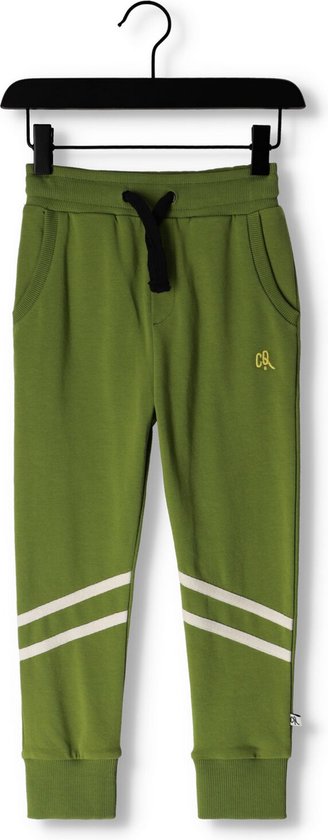 Carlijnq Basic Sweatpants Wt Embroidery Jongens trainingsbroek Olijf Maat 122 128 bol