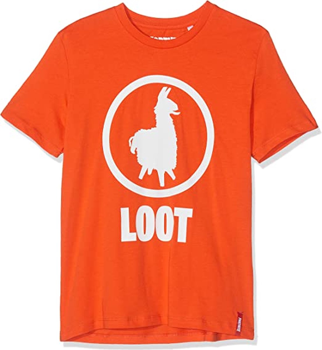 Fortnite T-shirt met korte mouw - oranje - Maat 176