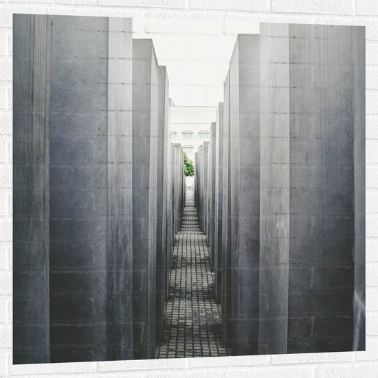 WallClassics - Muursticker - Monument in Duitsland - 100x100 cm Foto op Muursticker